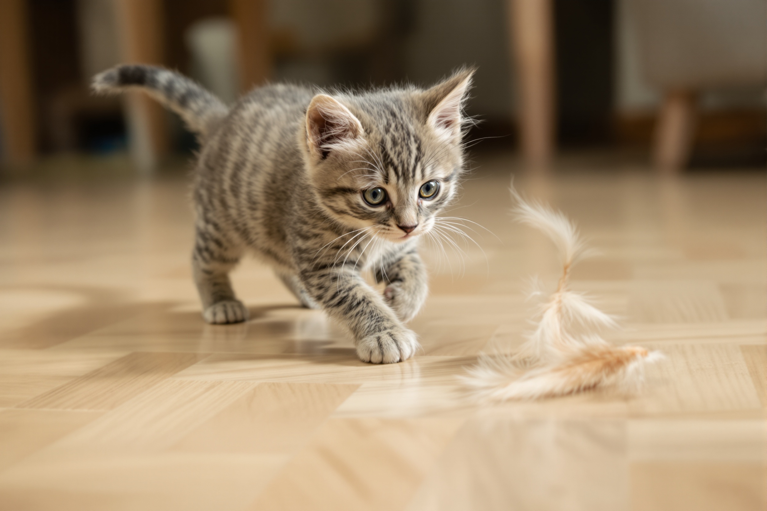 A playful British Shorthair kitten in year one - Ximeow Cattery Singapore