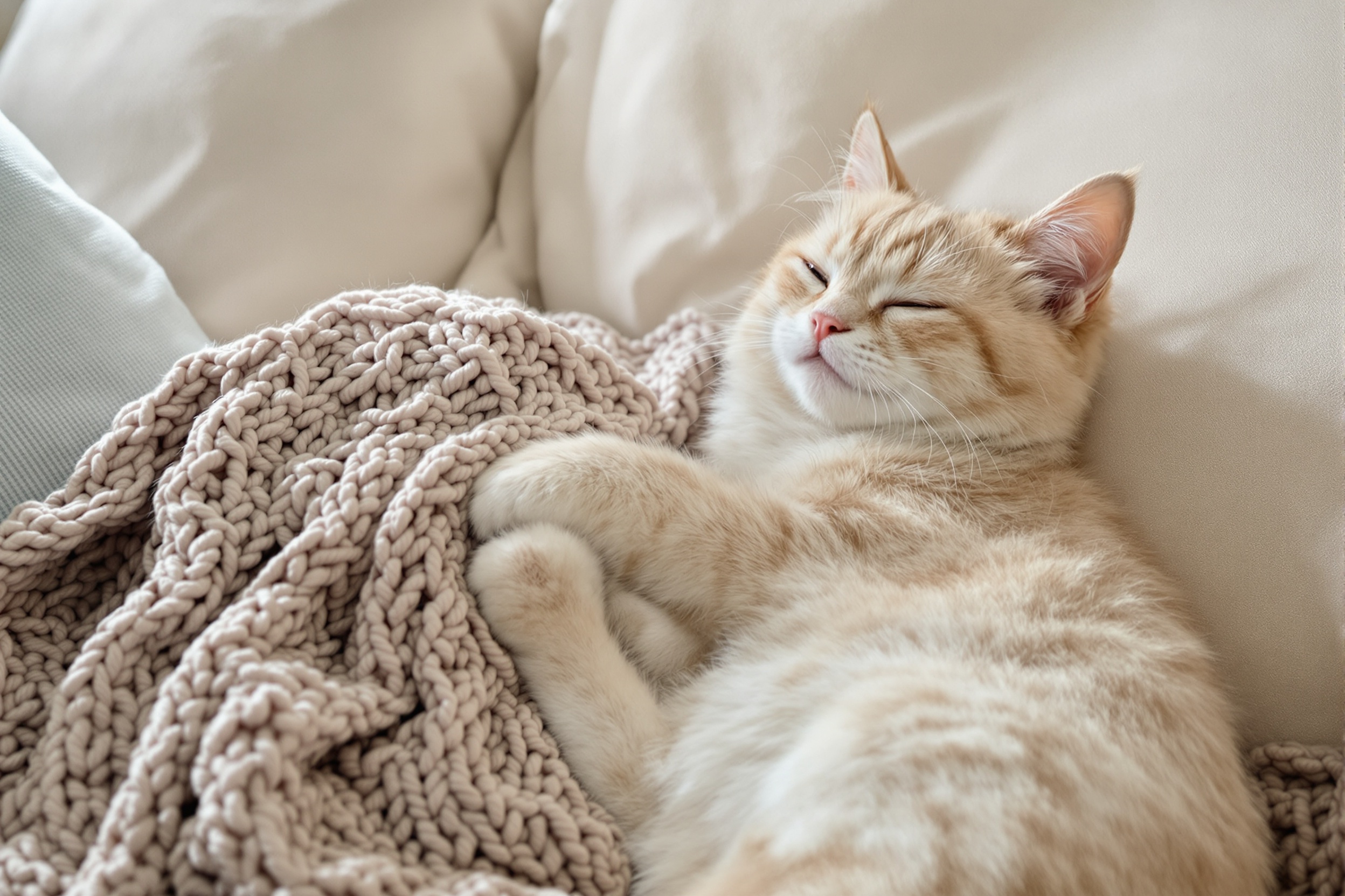 A British Shorthair kneading softly - Ximeow Cattery Singapore